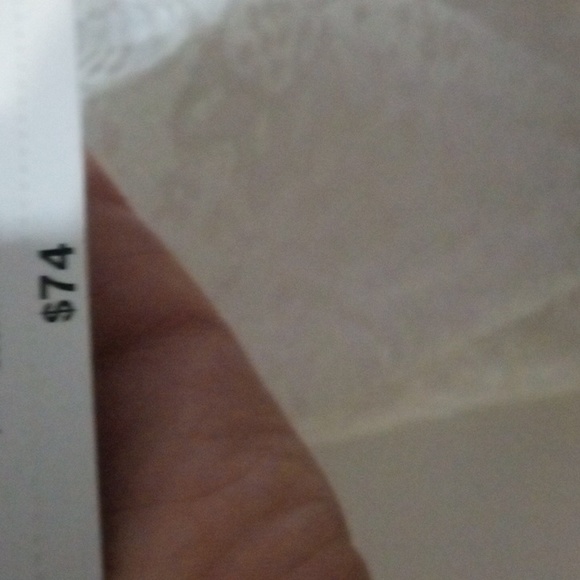 Size 16 White Floral Lace Liz Claiborne Dress - Picture 4 of 4